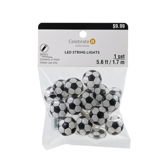 Homecoming Soccer LED String Lights by Celebrate It™